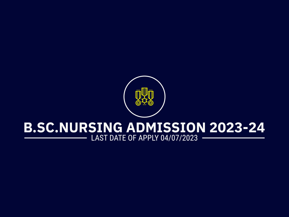 bsc nursing admission 2023-24