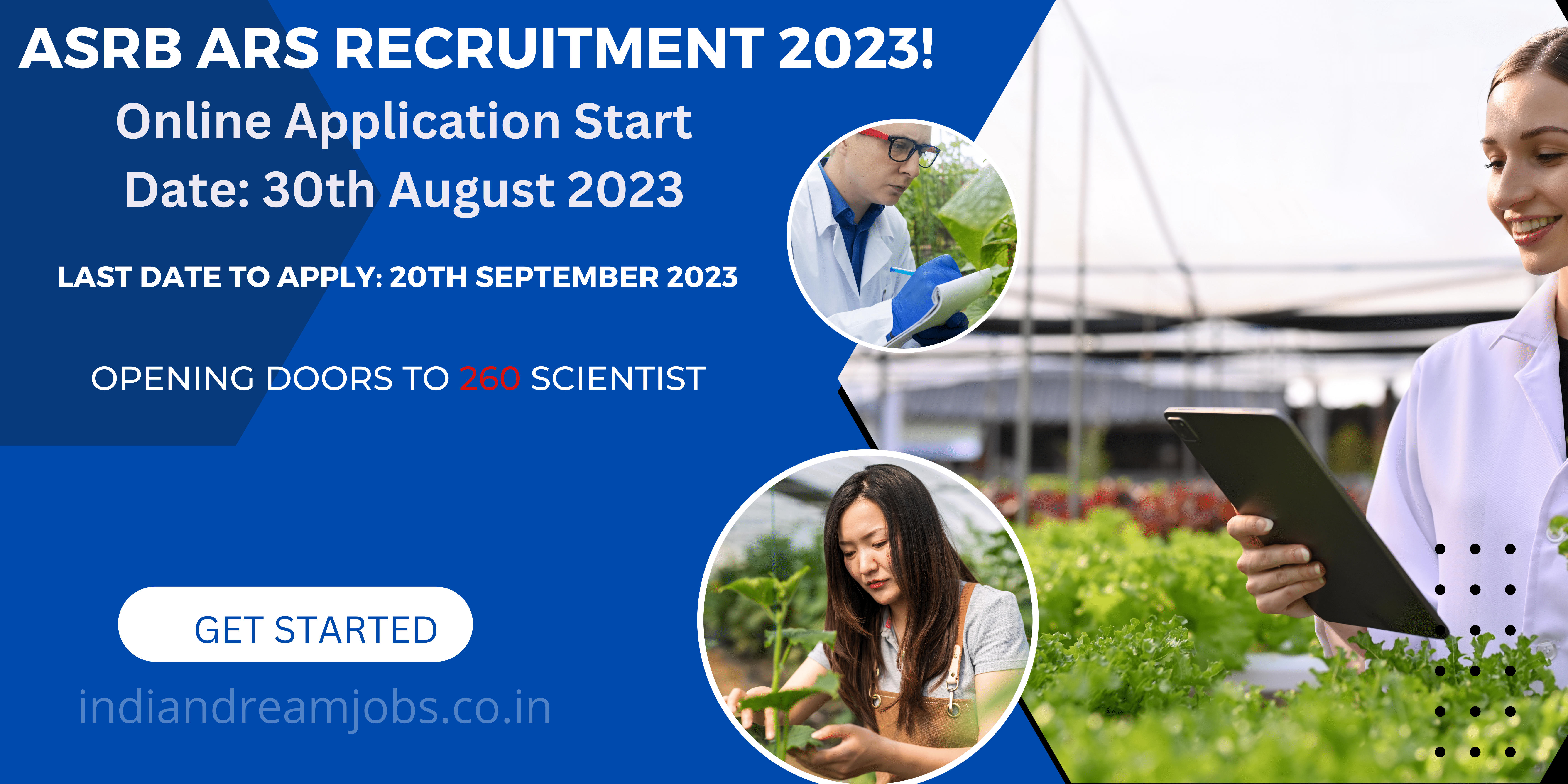 ASRB ARS RECRUITMENT 2023