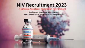 NIV RECRUITMENT 2023