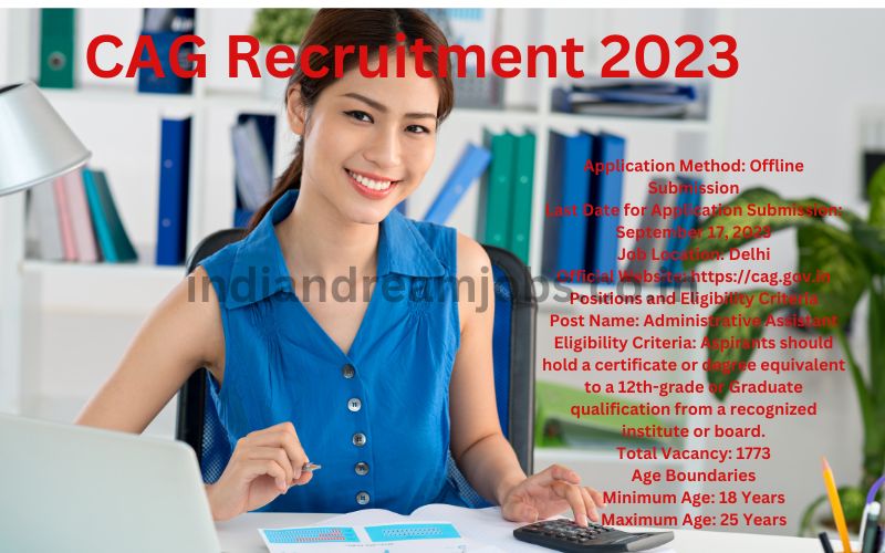 CAG RECRUITMENT 2023
