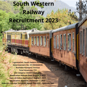 South Western Railway Recruitment 2023
