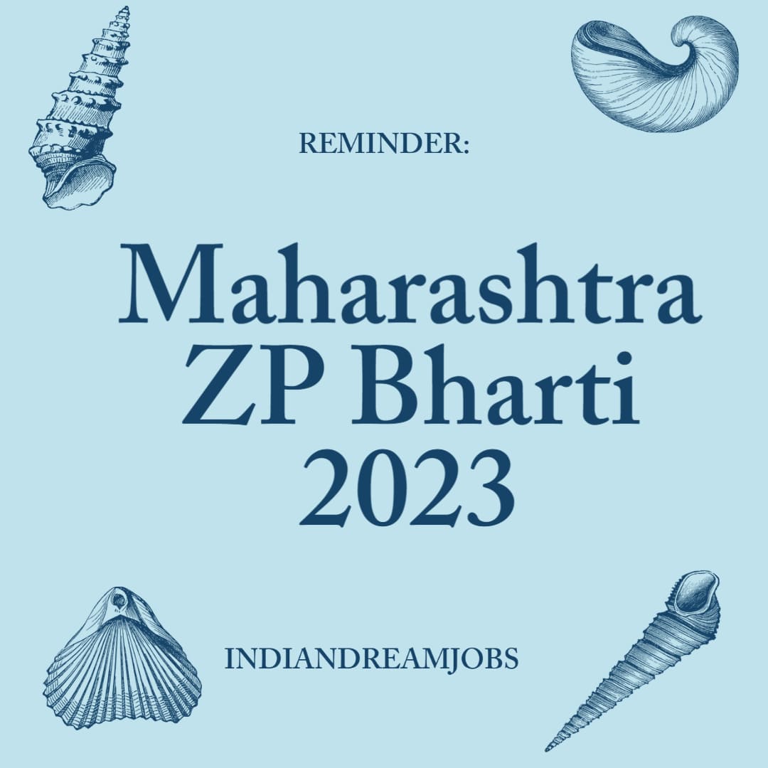 MAHARASHTRA ZP BHARTI 2023