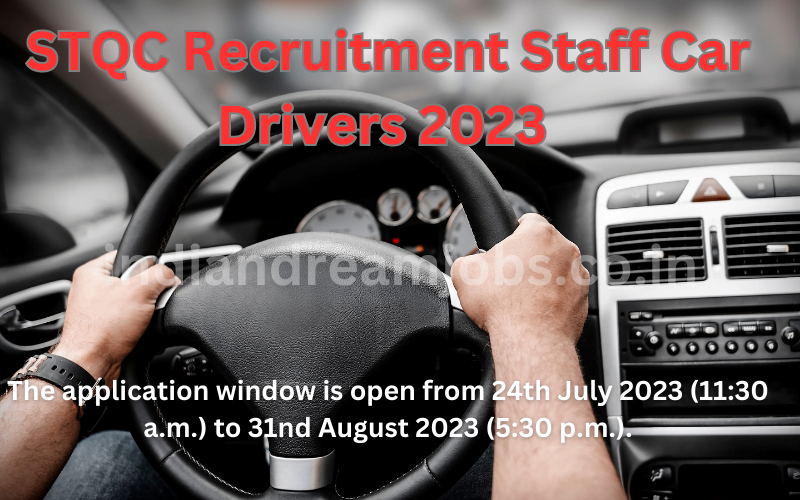 STQC Recruitment Staff Car Drivers 2023